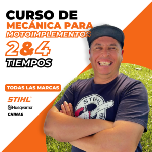 Curso de mecánica para motoimplementos de 2 y 4 tiempos.
